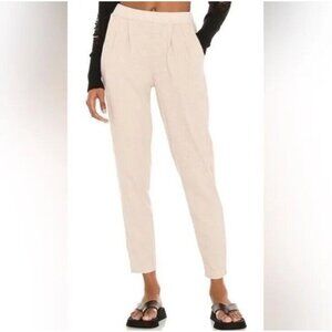 Bobi Sustainable Cotton Linen Pants Sandy Beige Casual